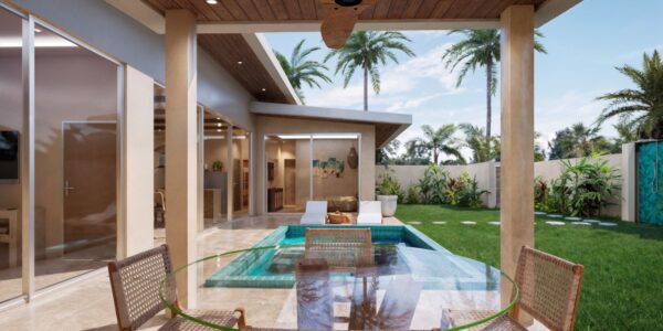 2 Bedroom Tropical Villa with Garden View in Mae Nam, Koh Samui – For Sale