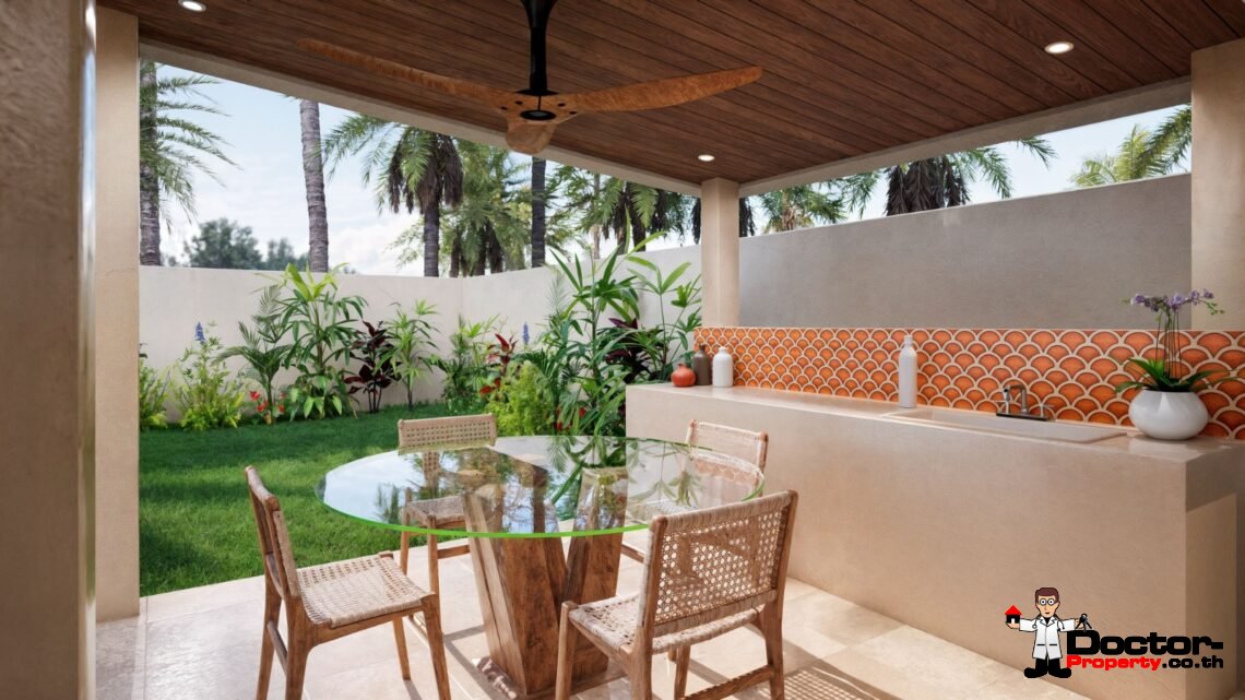 2 Bedroom Tropical Villa with Garden View in Mae Nam, Koh Samui – For Sale