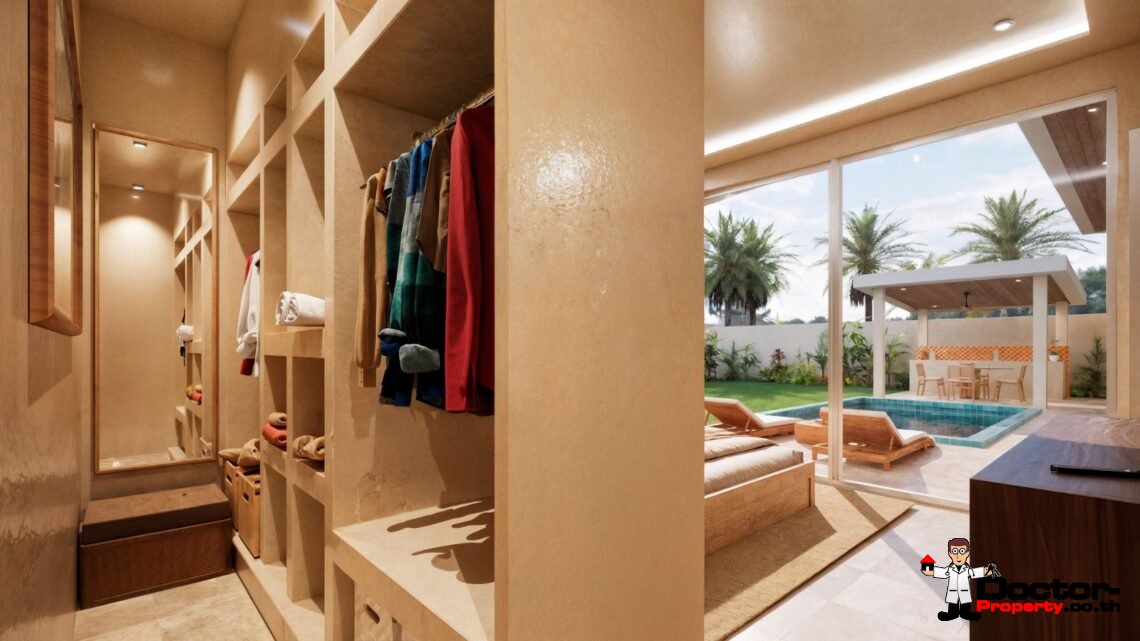 2 Bedroom Tropical Villa with Garden View in Mae Nam, Koh Samui – For Sale