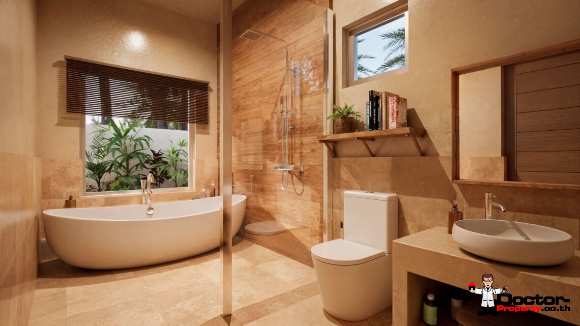 3 Bedroom Tropical Villa with Garden View in Mae Nam, Koh Samui – For Sale