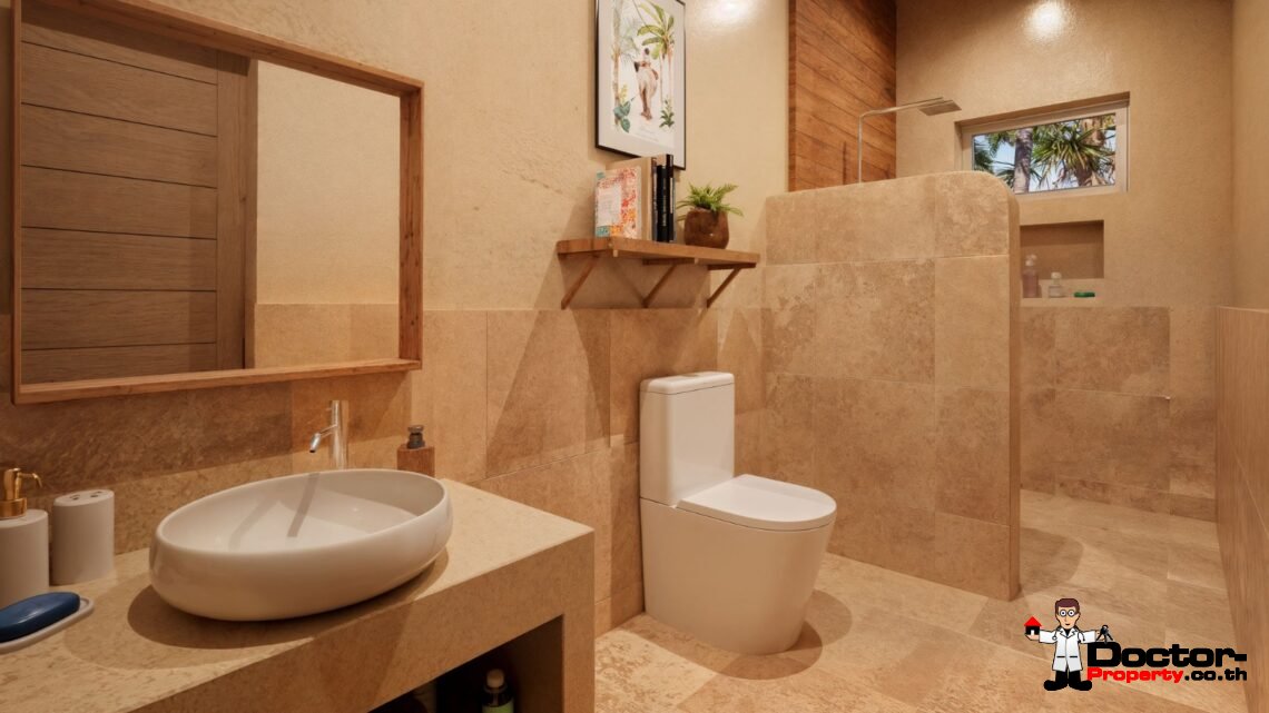 3 Bedroom Tropical Villa with Garden View in Mae Nam, Koh Samui – For Sale