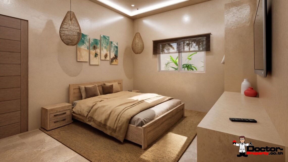 3 Bedroom Tropical Villa with Garden View in Mae Nam, Koh Samui – For Sale