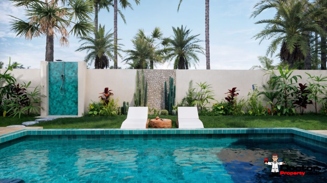 3 Bedroom Tropical Villa with Garden View in Mae Nam, Koh Samui – For Sale