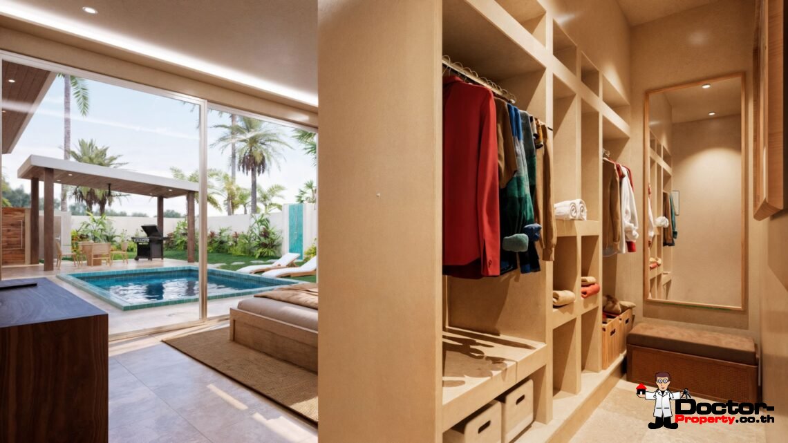 3 Bedroom Tropical Villa with Garden View in Mae Nam, Koh Samui – For Sale