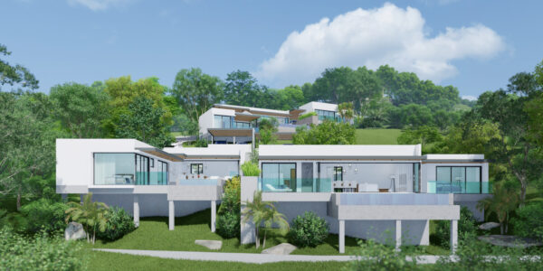 3 Bedroom Pool Villa with Sea View in Bo Phut, Koh Samui – For Sale