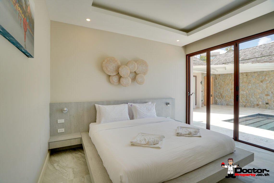 Luxury 3 Bedroom Pool Villa with Sea View in Chaweng Noi, Koh Samui – For Sale