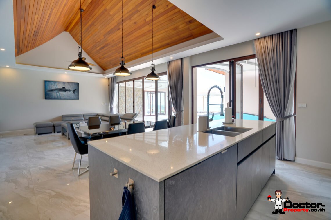 Luxury 3 Bedroom Pool Villa with Sea View in Chaweng Noi, Koh Samui – For Sale