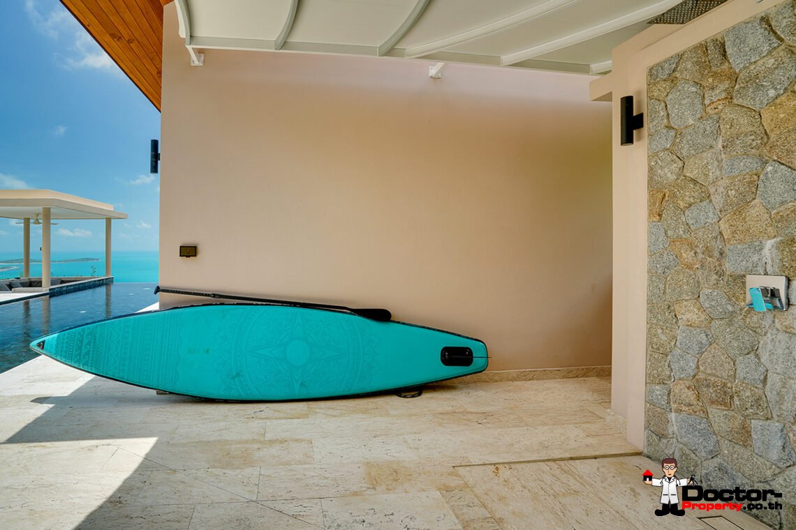 Luxury 3 Bedroom Pool Villa with Sea View in Chaweng Noi, Koh Samui – For Sale