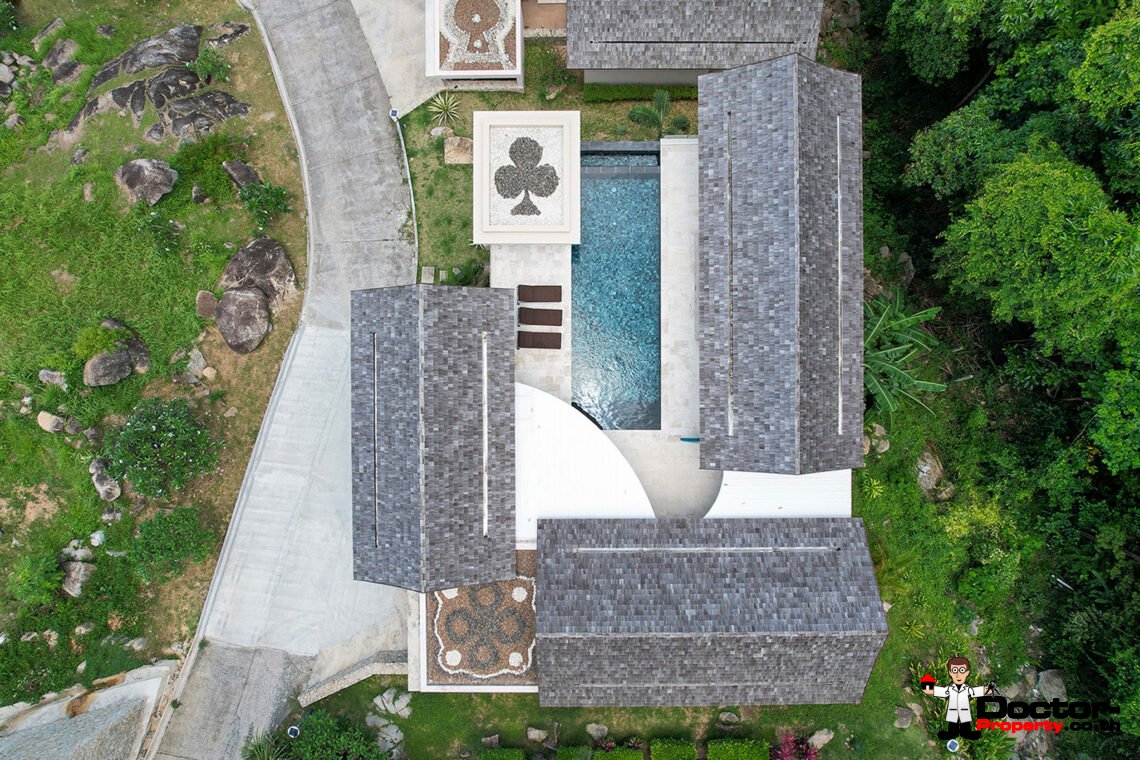 Luxury 3 Bedroom Pool Villa with Sea View in Chaweng Noi, Koh Samui – For Sale