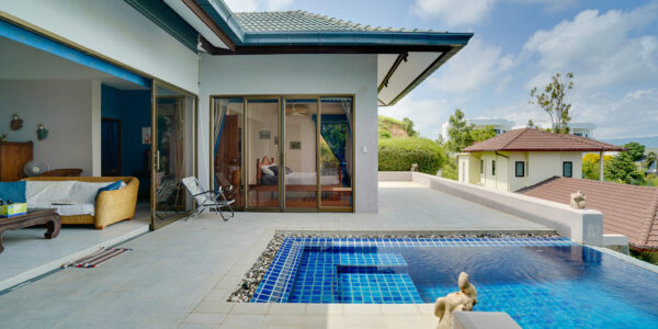 3 Bedroom Villa with Stunning Sea View in Plai Laem, Koh Samui – For Sale