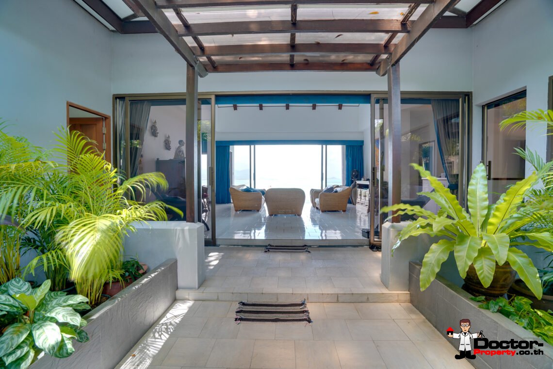 3 Bedroom Villa with Stunning Sea View in Plai Laem, Koh Samui – For Sale