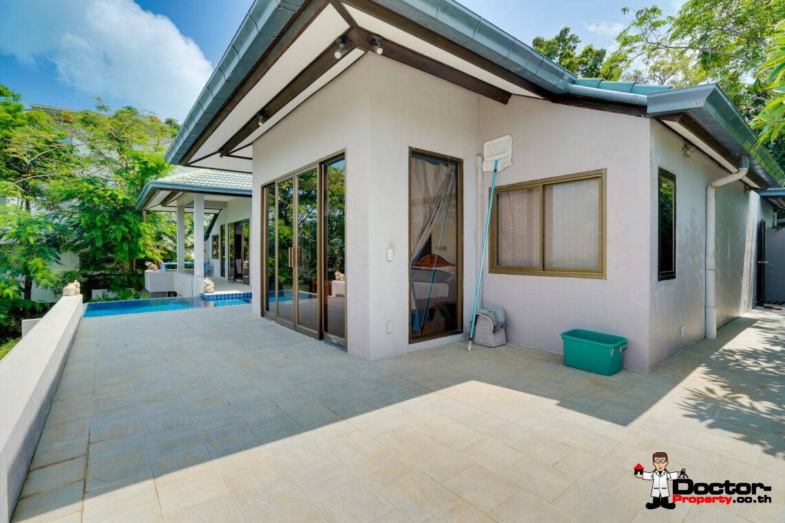 3 Bedroom Villa with Stunning Sea View in Plai Laem, Koh Samui – For Sale