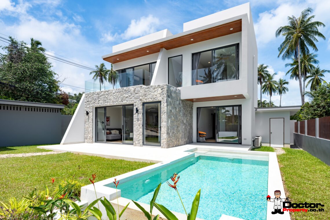 3 Bedroom Pool Villa in Plai Laem, Koh Samui – For Sale