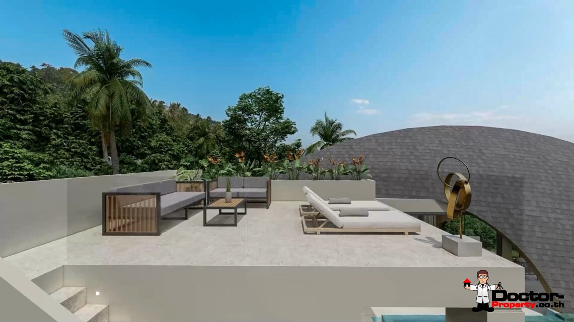 New Luxury 3-Bedroom Sea View Villa – Bang Por, Koh Samui – For Sale