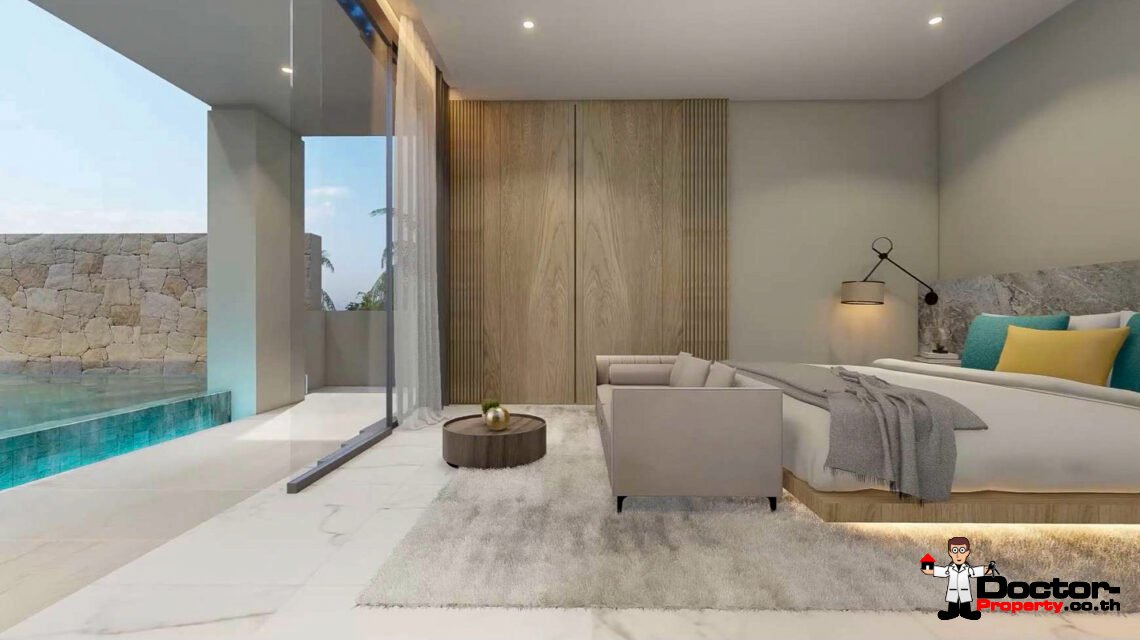 New Luxury 3-Bedroom Sea View Villa – Bang Por, Koh Samui – For Sale