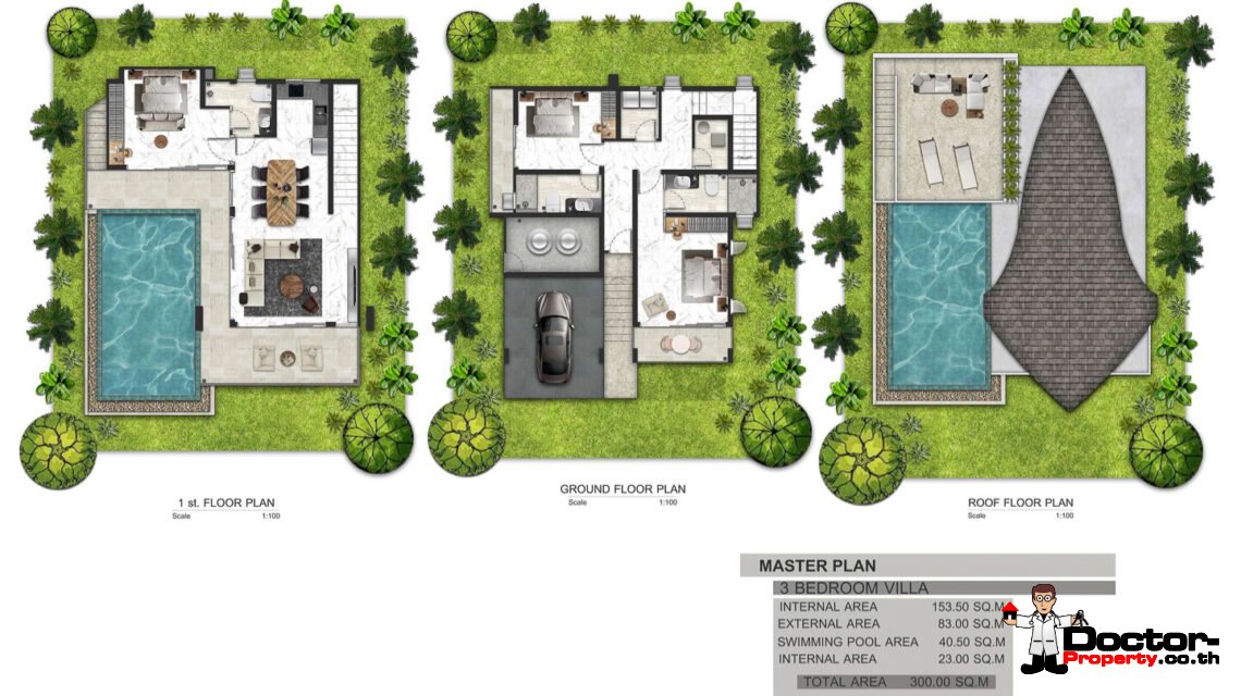 New Luxury 3-Bedroom Sea View Villa – Bang Por, Koh Samui – For Sale