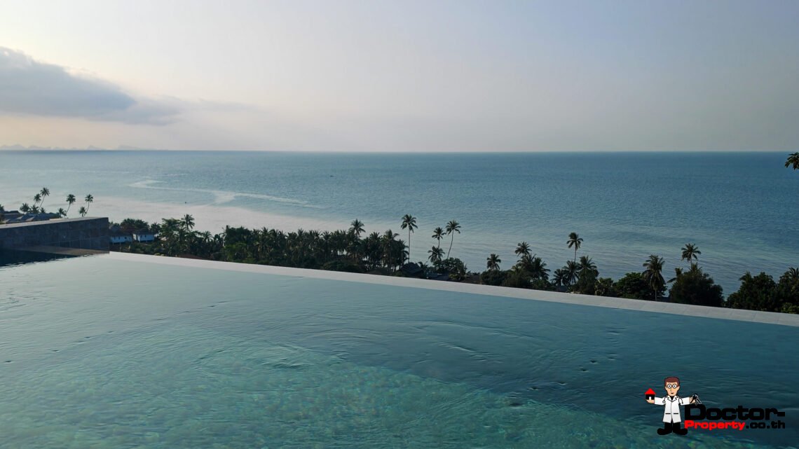 New 3-Bedroom Sea View Villa – Bang Por, Koh Samui – For Sale