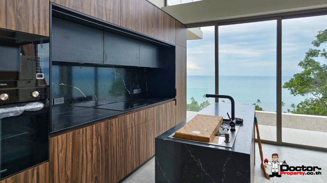 New 3-Bedroom Sea View Villa – Bang Por, Koh Samui – For Sale