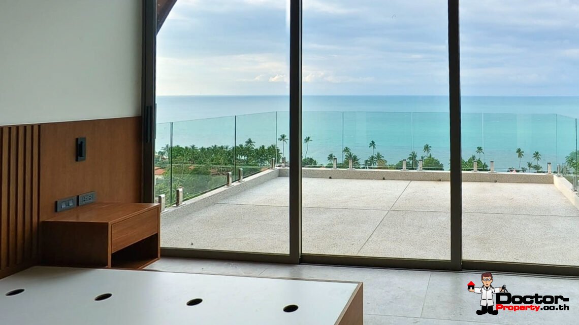 New 3-Bedroom Sea View Villa – Bang Por, Koh Samui – For Sale