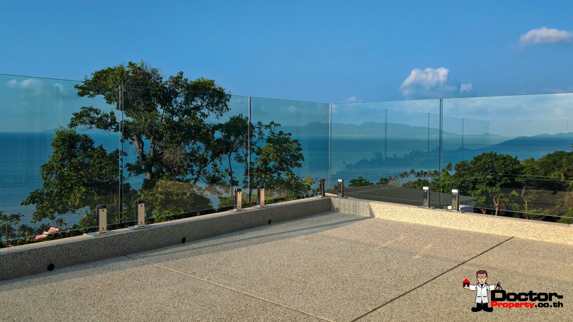 New 3-Bedroom Sea View Villa – Bang Por, Koh Samui – For Sale