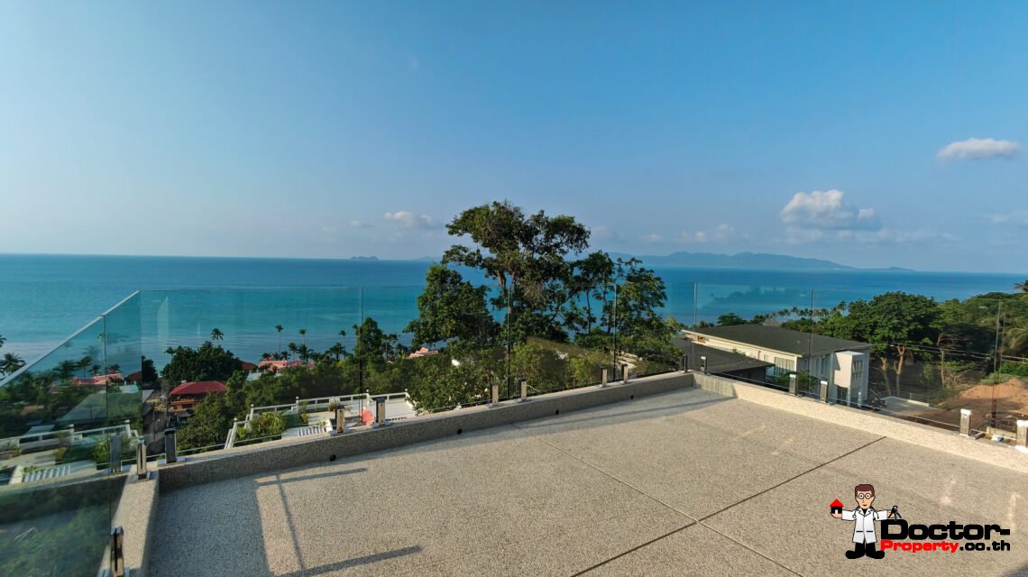 New 3-Bedroom Sea View Villa – Bang Por, Koh Samui – For Sale