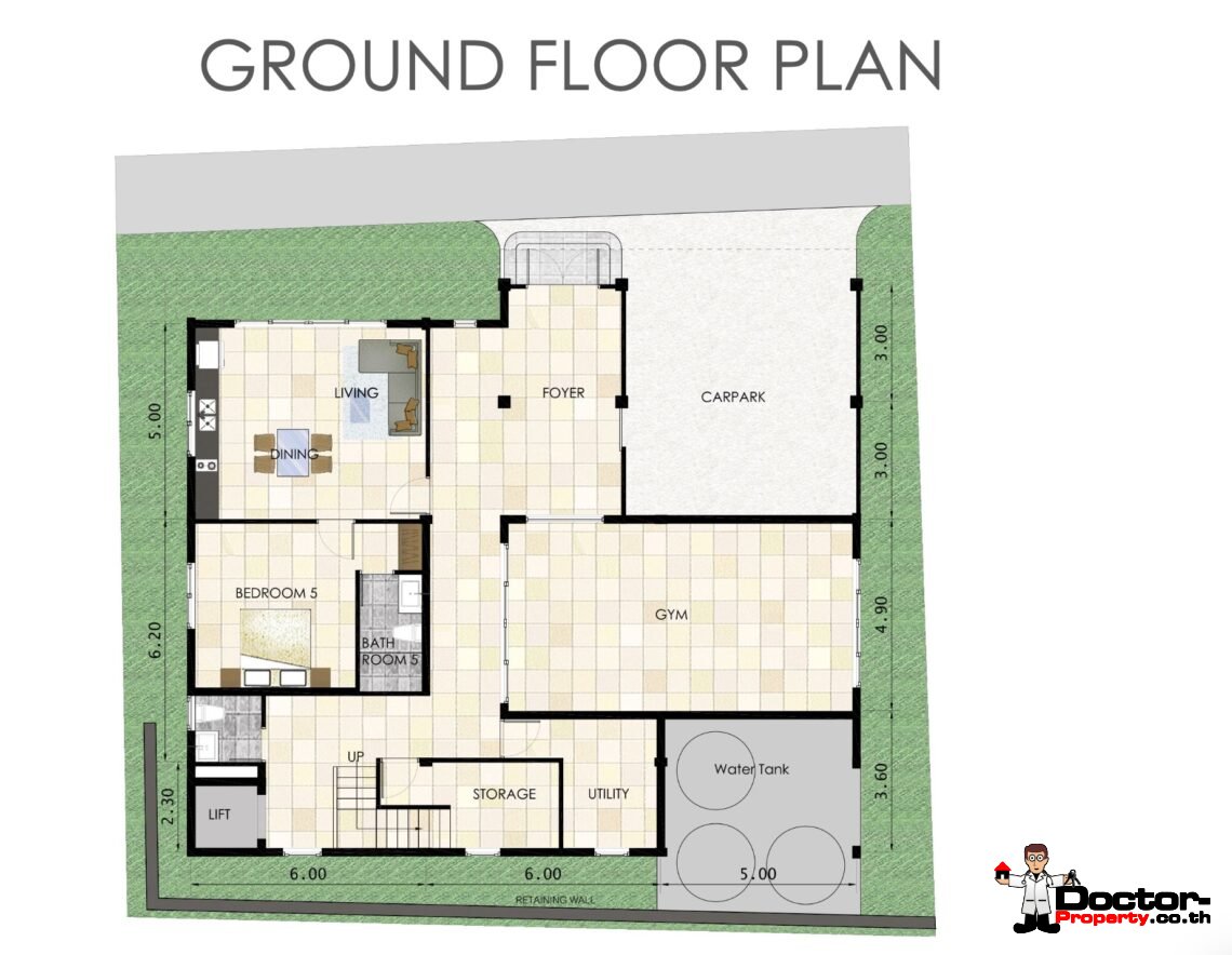 Luxury 5 Bedroom Sea View Villa in Bang Rak, Koh Samui – For Sale