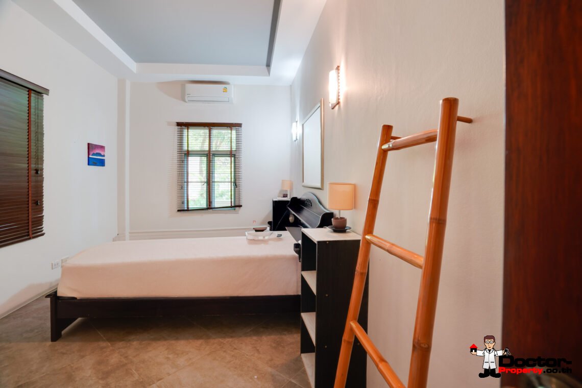 Tropical 2 Bedroom Pool Villa with Sea View in Laem Set, Koh Samui – For Sale