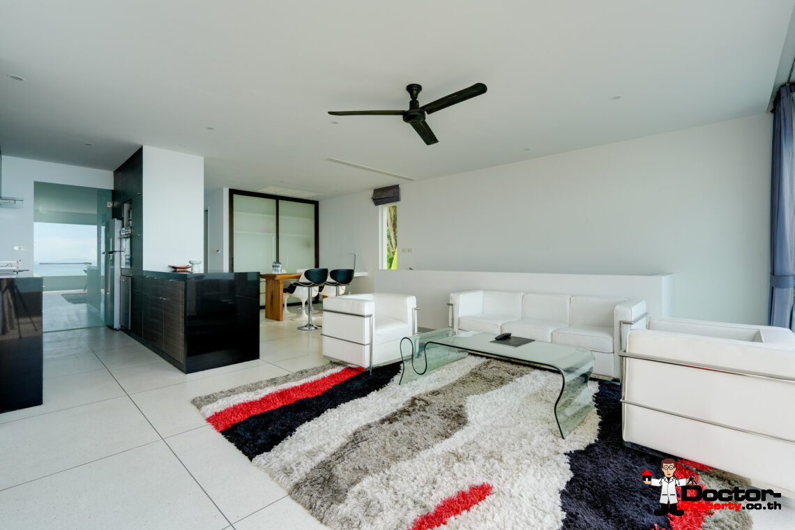 2 Bed Duplex Apartment, Panoramic Sea View in Bang Por, Koh Samui – For Sale