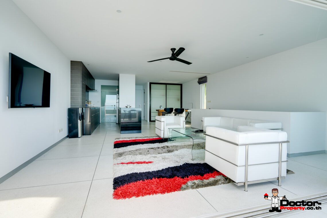 2 Bed Duplex Apartment, Panoramic Sea View in Bang Por, Koh Samui – For Sale