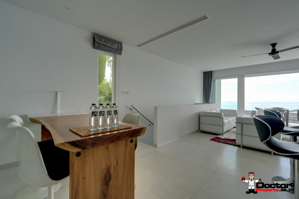 2 Bed Duplex Apartment, Panoramic Sea View in Bang Por, Koh Samui – For Sale