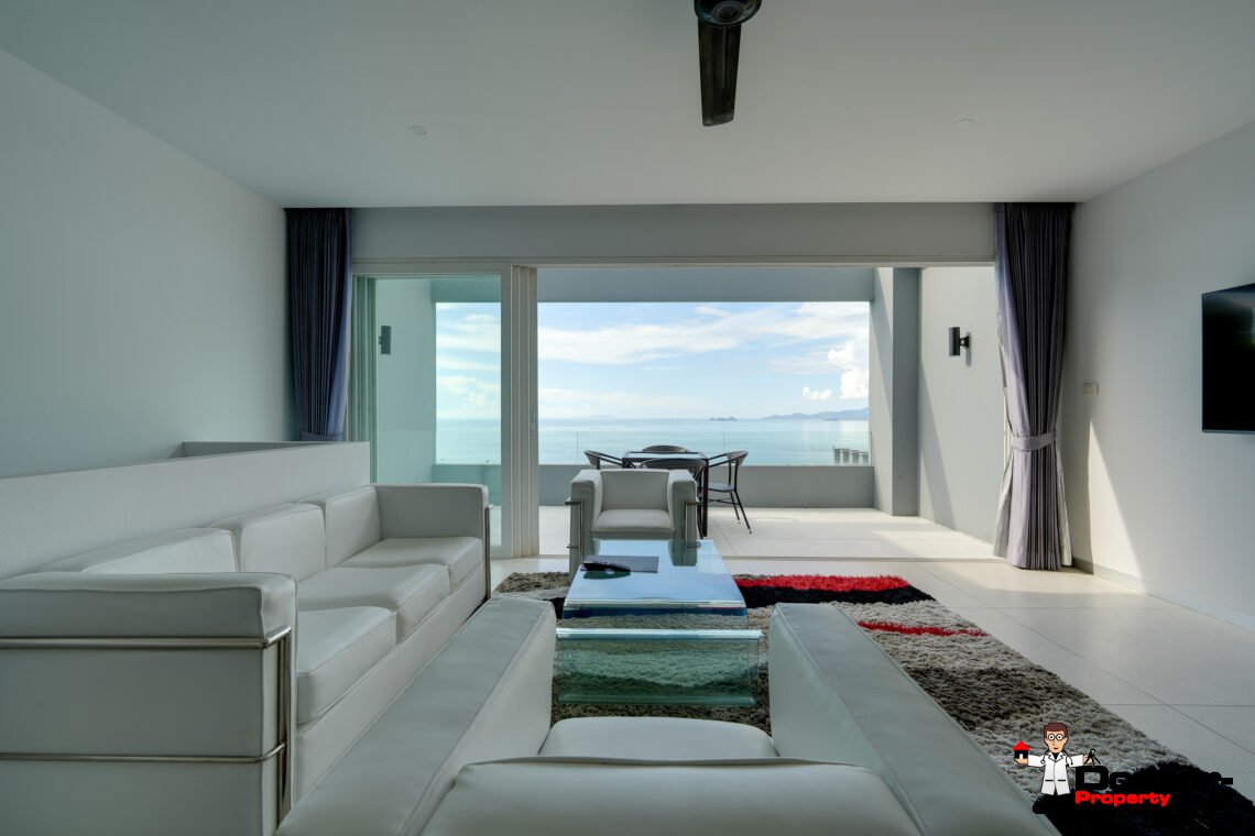 2 Bed Duplex Apartment, Panoramic Sea View in Bang Por, Koh Samui – For Sale