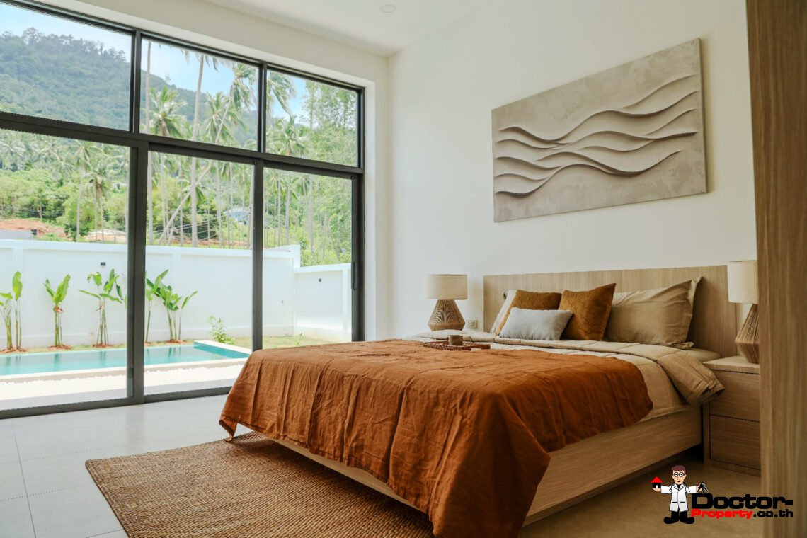 Modern 3 Bedroom Pool Villa in Lamai, Koh Samui – For Sale