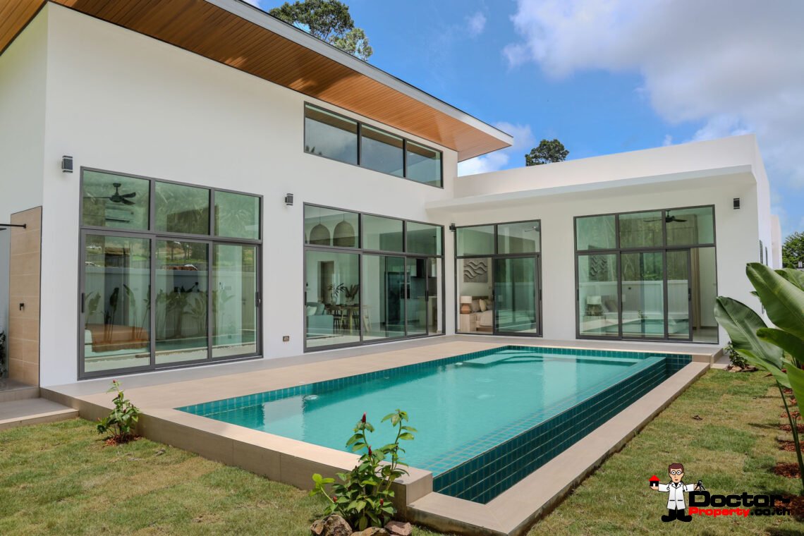 Modern 3 Bedroom Pool Villa in Lamai, Koh Samui – For Sale