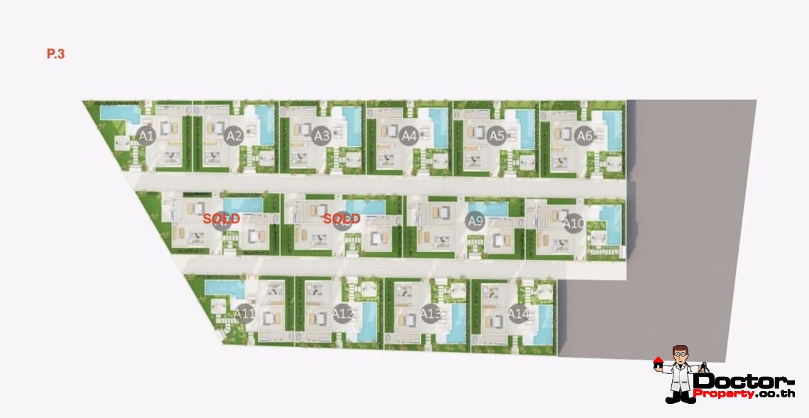 1-2 Bedroom Private Pool Villa in Bo Phut, Koh Samui – For Sale