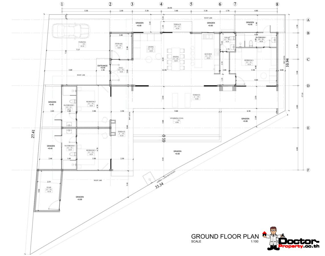 3 Bedroom Pool Villa in Mae Nam, Koh Samui – For Sale