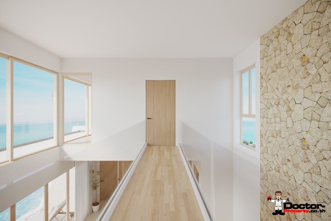 4 Bedroom Pool Villa with Partial Sea View in Bo Phut, Koh Samui – For Sale