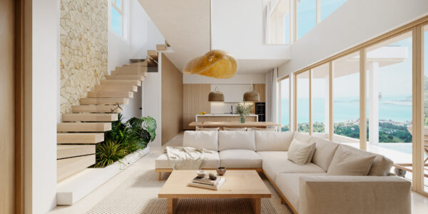 4 Bedroom Pool Villa with Partial Sea View in Bo Phut, Koh Samui – For Sale