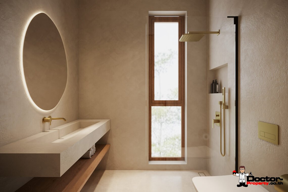 4 Bedroom Pool Villa with Partial Sea View in Bo Phut, Koh Samui – For Sale