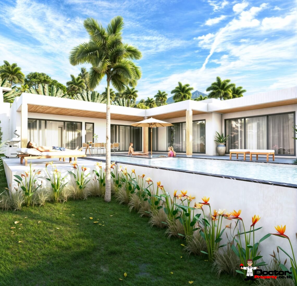 3 Bedroom Pool Villa in Mae Nam, Koh Samui – For Sale