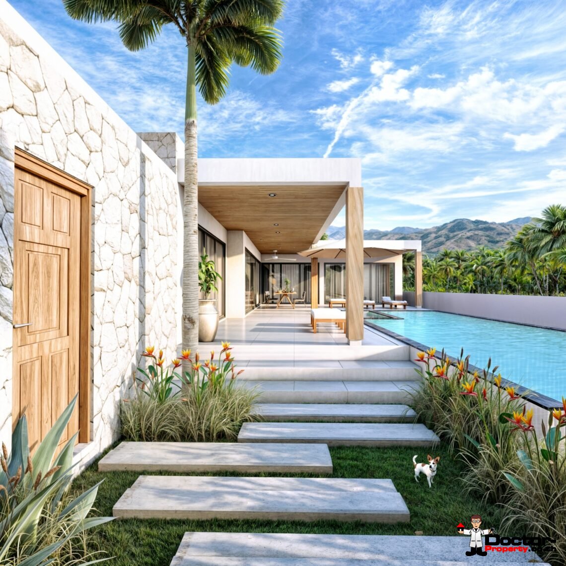 3 Bedroom Pool Villa in Mae Nam, Koh Samui – For Sale