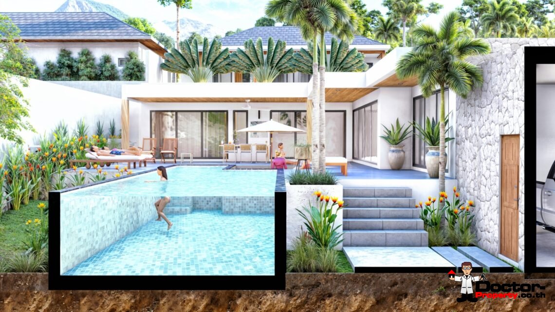3 Bedroom Pool Villa in Mae Nam, Koh Samui – For Sale