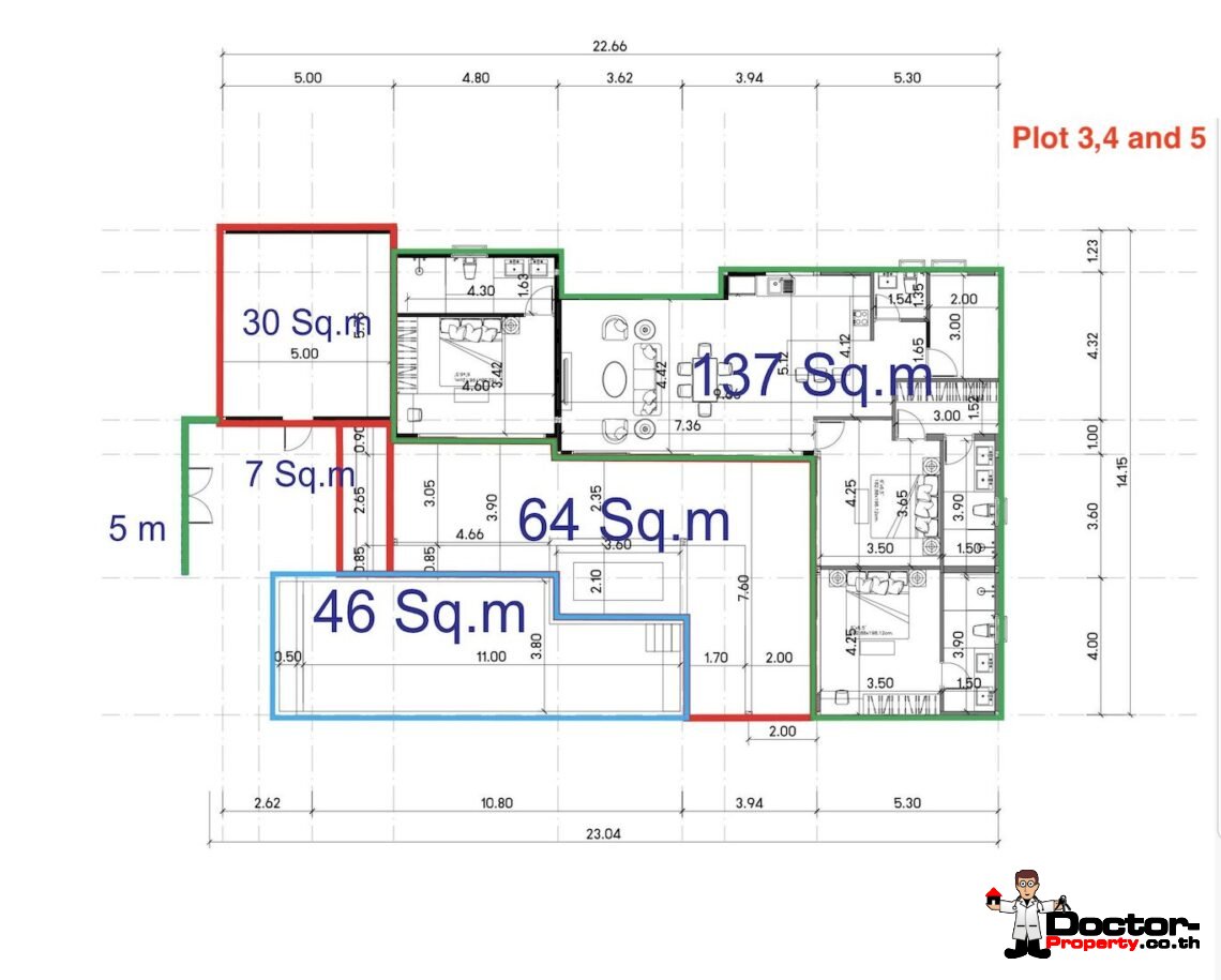 3 Bedroom Pool Villa in Mae Nam, Koh Samui – For Sale