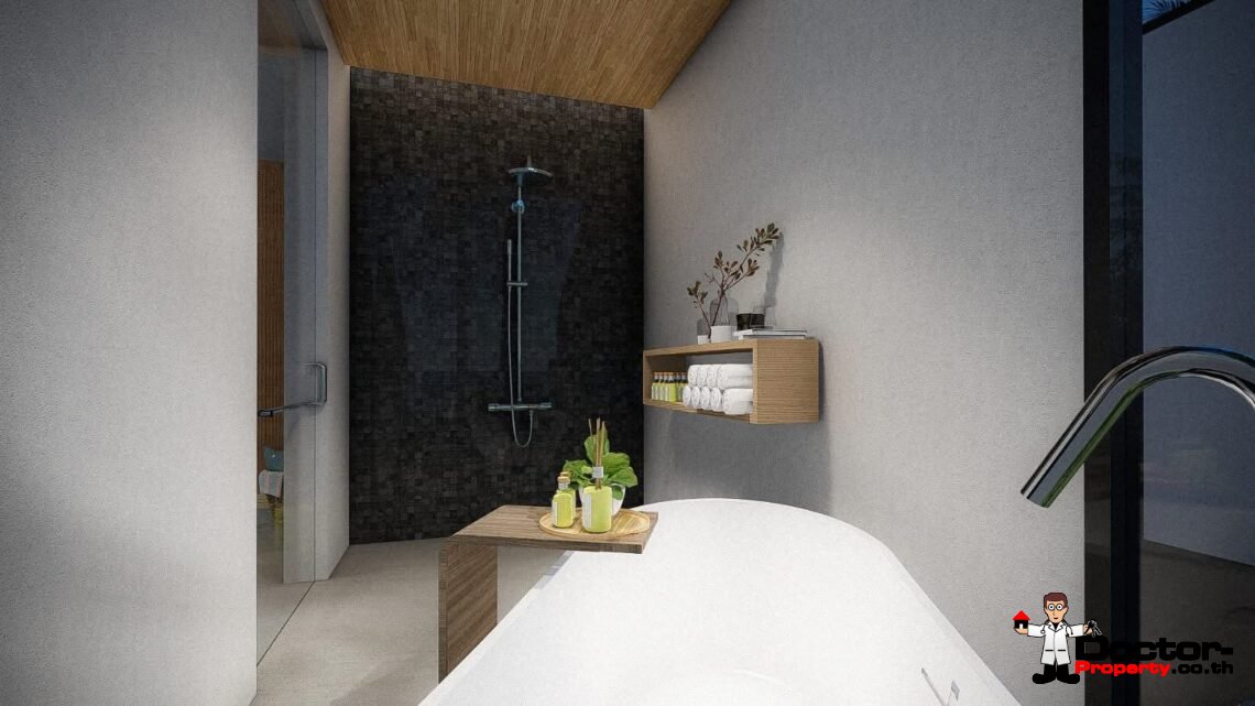 Spacious 3 Bedroom Pool Villa with Sea View in Mae Nam, Koh Samui – For Sale