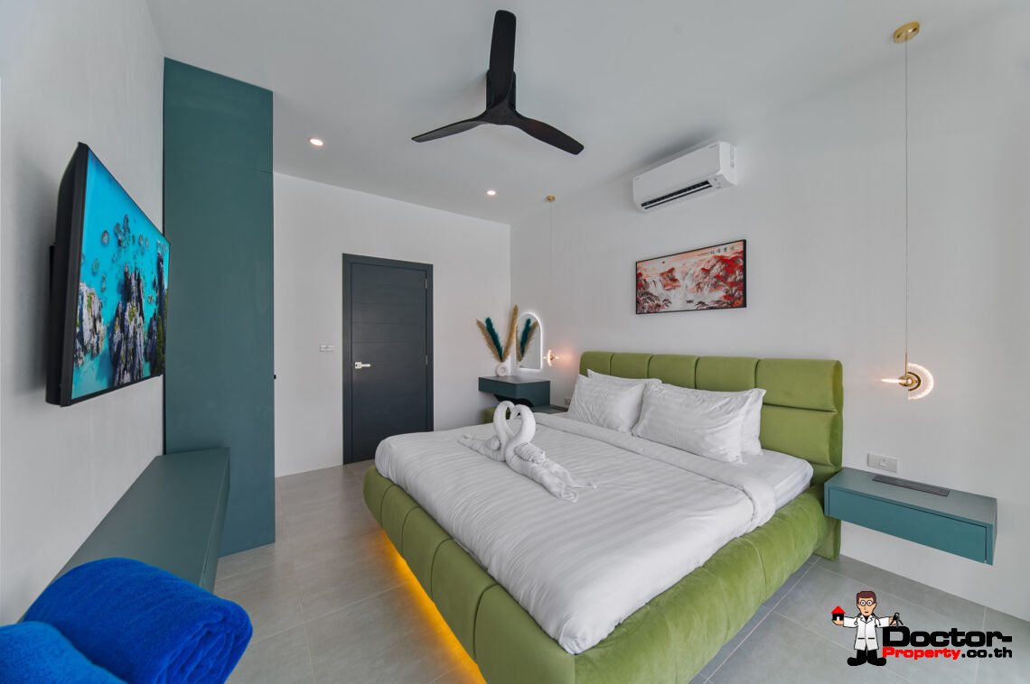 New 3 Bedroom Pool Villa in Lamai, Koh Samui – For Sale