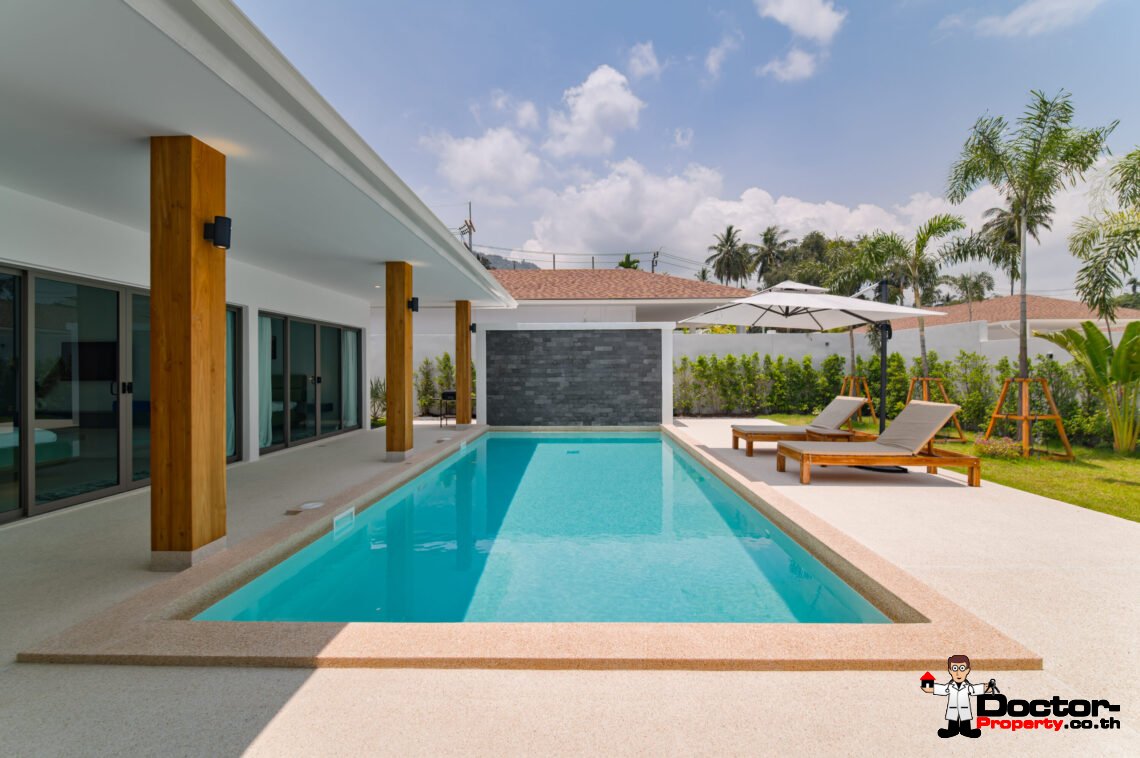 New 3 Bedroom Pool Villa in Lamai, Koh Samui – For Sale