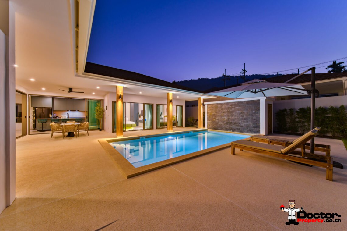New 3 Bedroom Pool Villa in Lamai, Koh Samui – For Sale
