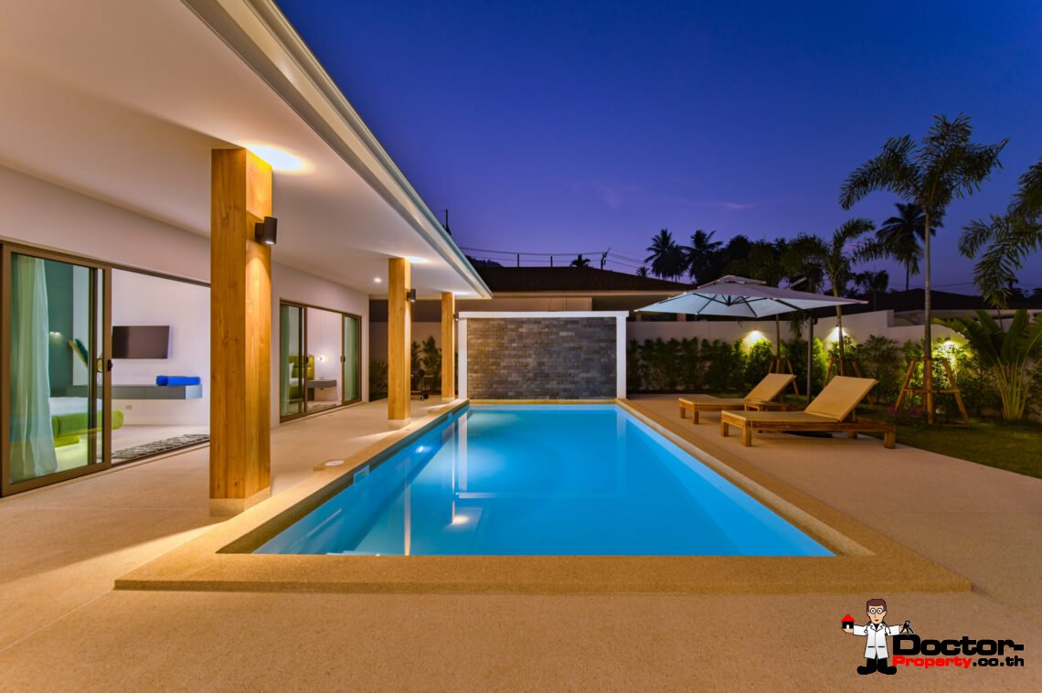New 3 Bedroom Pool Villa in Lamai, Koh Samui – For Sale