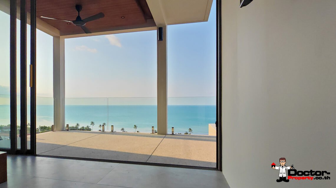 3 Bedroom Pool Villa with Sea View in Bang Por, Koh Samui – For Sale