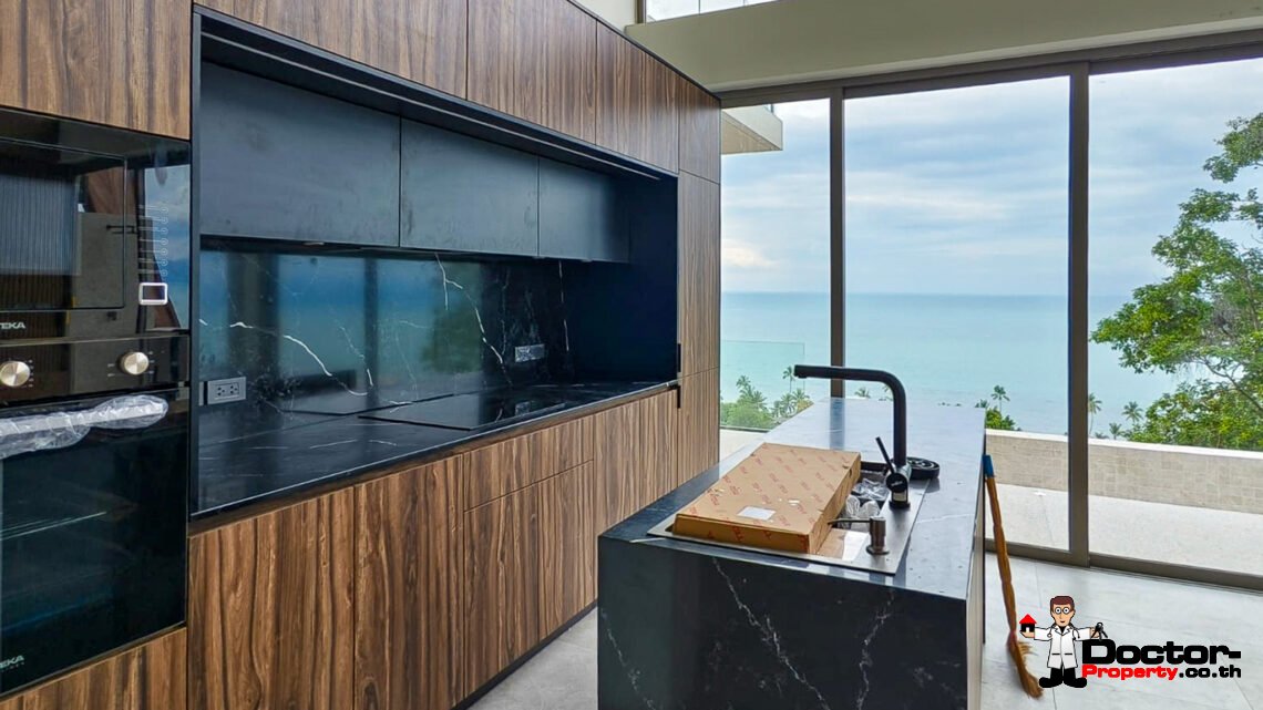 3 Bedroom Pool Villa with Sea View in Bang Por, Koh Samui – For Sale