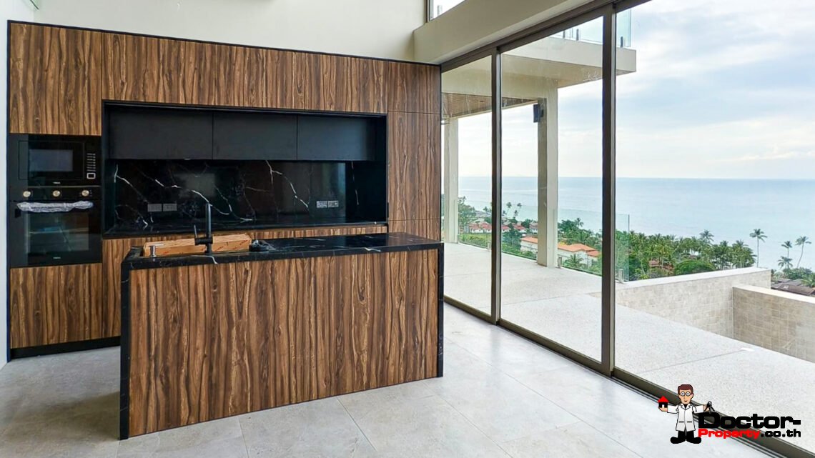3 Bedroom Pool Villa with Sea View in Bang Por, Koh Samui – For Sale